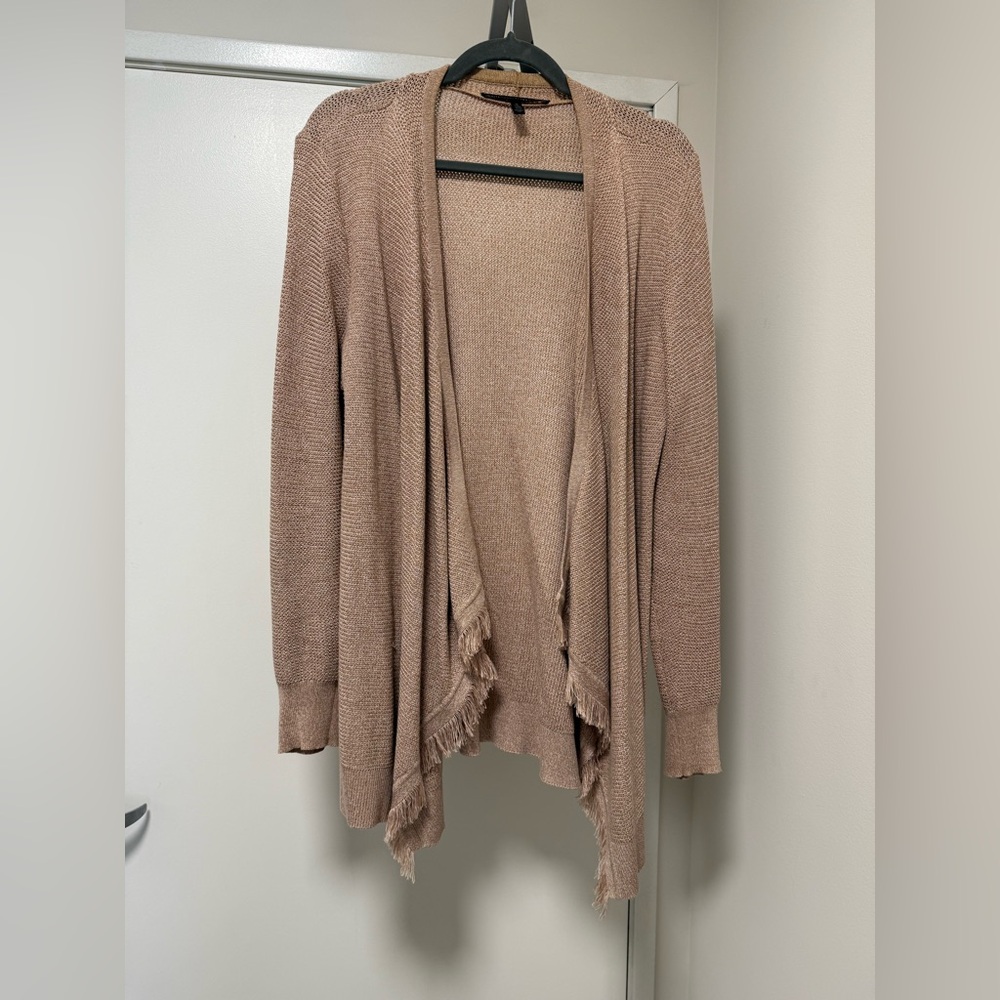 White House Black Market Drape Front Cardigan